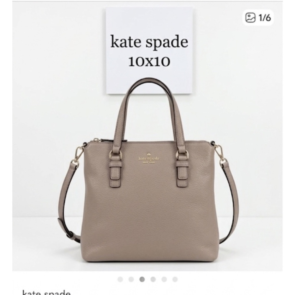 Kate Spade Taupe Crossbody Bag 10x10